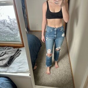 Buckle Flying Monkey Distressed High waisted Jeans Size 28